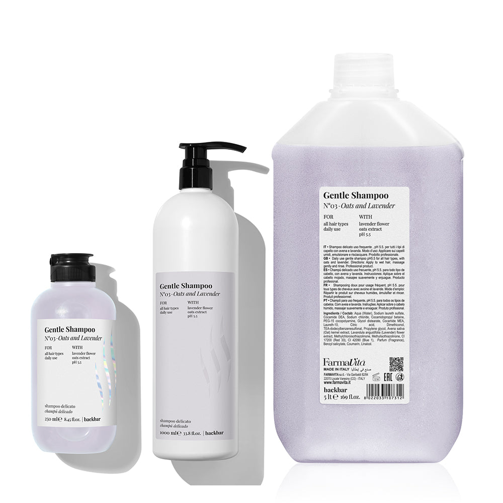 GENTLE DAILY ŠAMPŪNAS | ŠVELNUS ŠAMPŪNAS N°03 (250, 1000, 5000 ml)