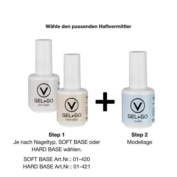 GEL + GO CLEAR 15ml - gēls caurspīdīgs