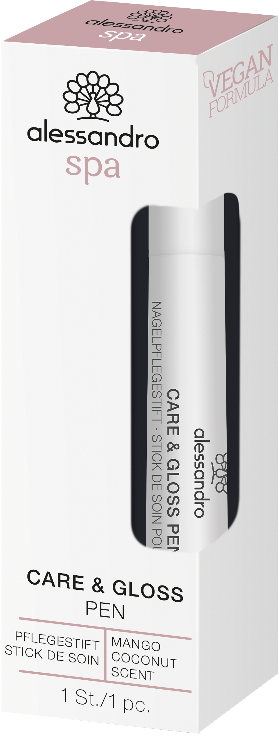 alessandro SPA CARE &amp; GLOSS PEN - nagų ir odelių priežiūros priemonė