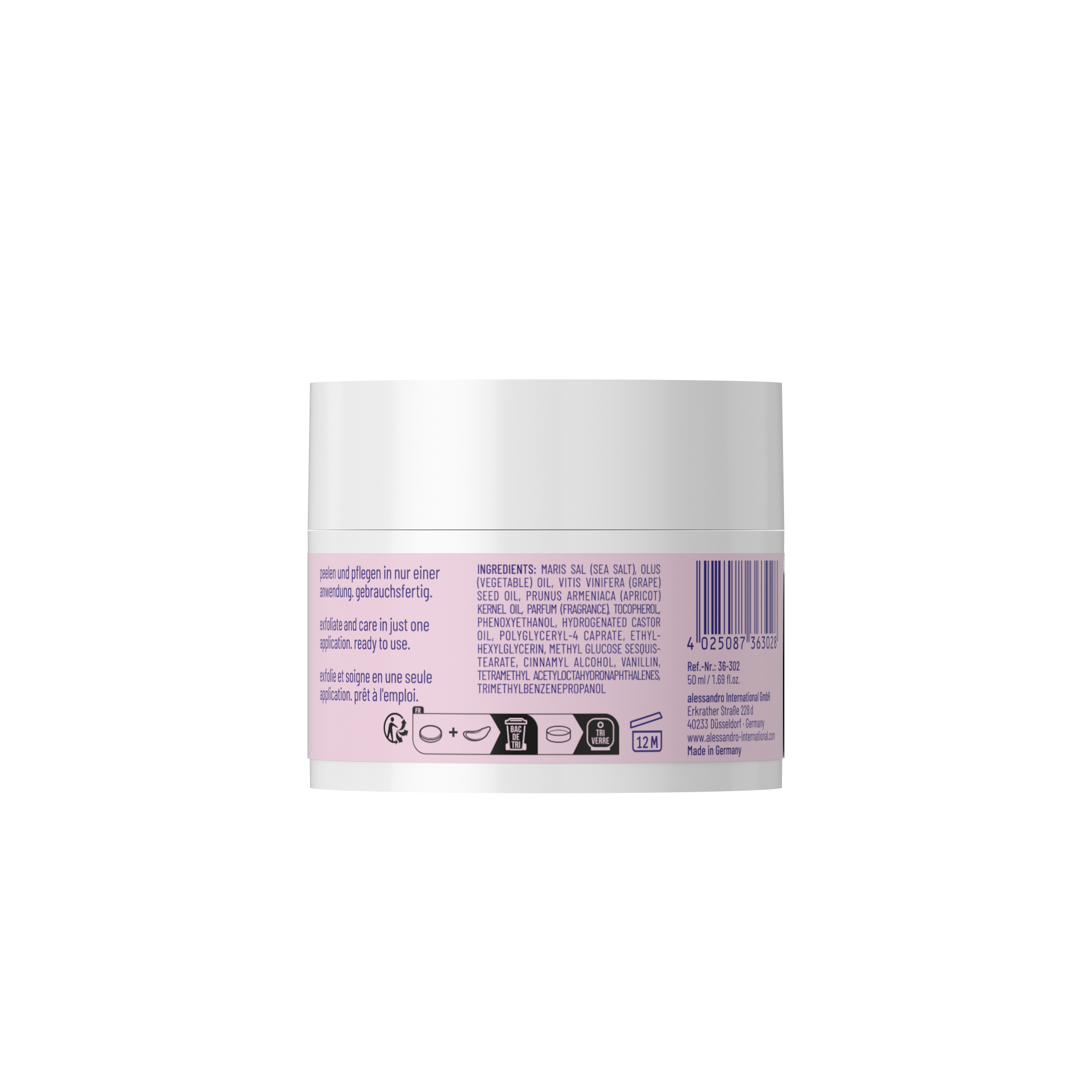 ROKU & ĶERMEŅA PĪLINGS Cozy Vanilla Silky Hands & Body Peeling 50ml
