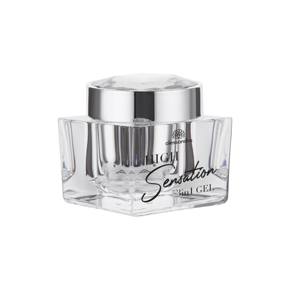 alessandro GĒLS NAGU MODELĒŠANAI 15g HIGH SENSATION 3 in 1 transparent