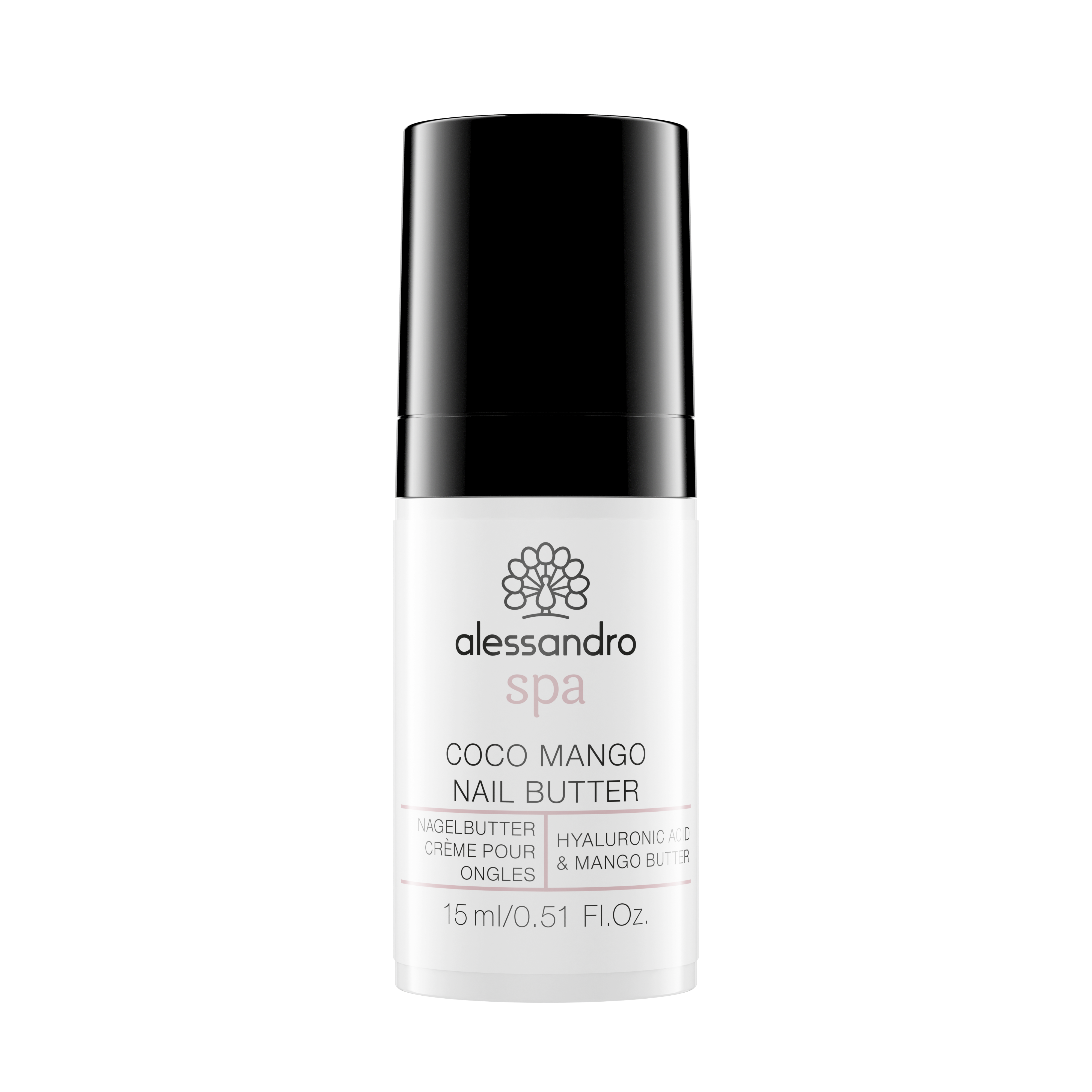 alessandro SPA COCO MANGO NAIL BUTTER 15ml - Nagų ir odelių priežiūros kremas