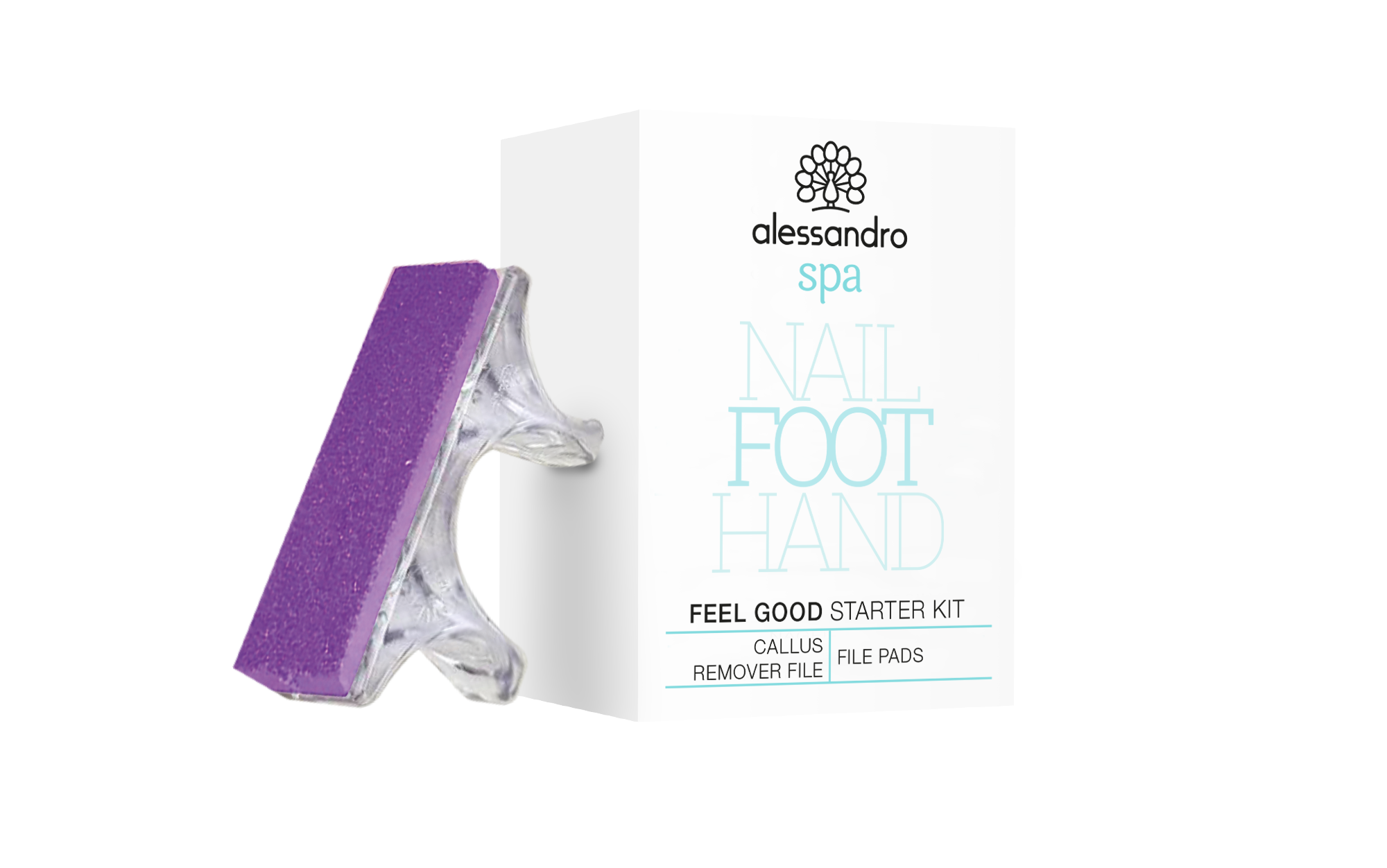 FOOT FILE SET with interchangeable frets 80/120 | FEEL GOOD
